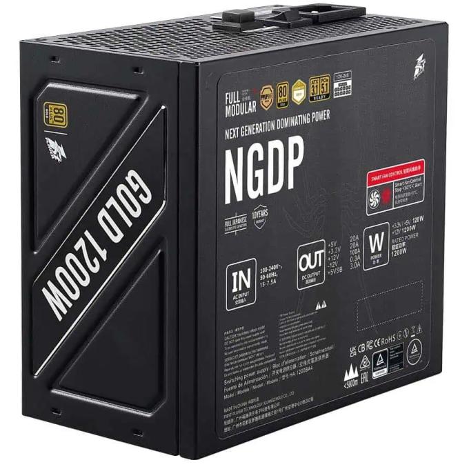 1STPLAYER NGDP-GLD-1200-BK-EU
