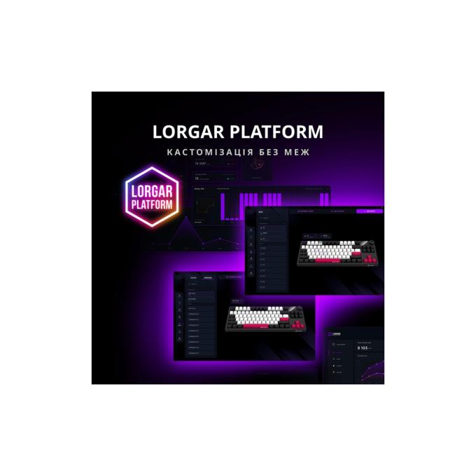 LORGAR LRG-KBP70TKLW-BK-US
