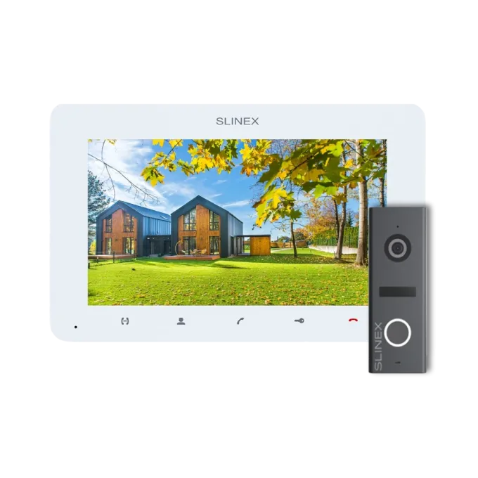 Slinex SM-07 White + ML-17HD Graphite