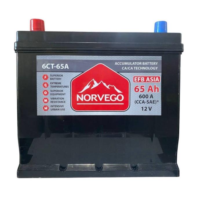 NORVEGO ВЕСТА Asia EFB 65A +лів (1) (600 пуск)