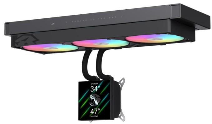GAMEMAX GLACIER 360 LCD BK