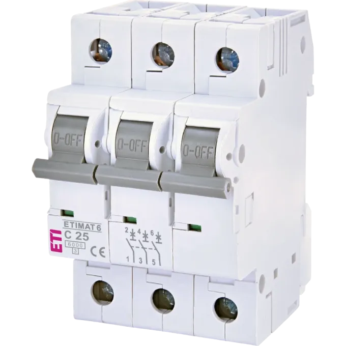 ETI ЕТІ MAT 6 3Р 25А 6kA C