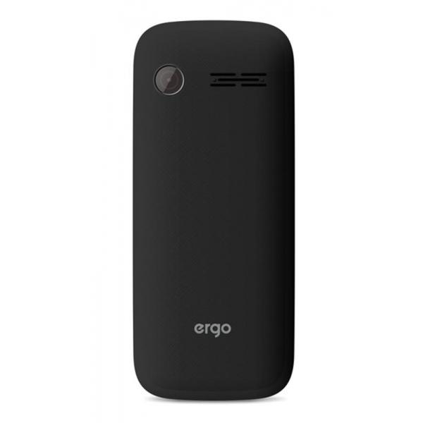 Мобильный телефон Ergo F242 Turbo Dual Sim Black; 2.4" (320х240) TN / клавиатурный моноблок / ОЗУ 32 МБ / 32 МБ встроенной + microSD / камера 1.3 Мп / 2G (GSM) / Bluetooth / 125x53.3x14.7 мм, 91 г / 3000 мАч / черный F242 Black