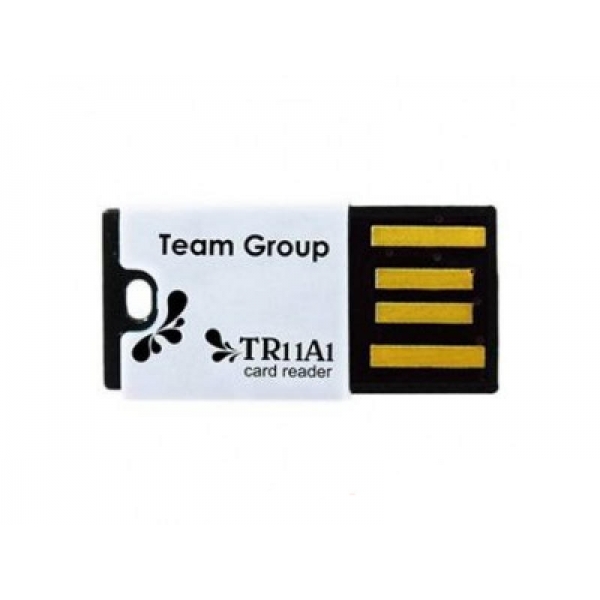 Card reader внешний Team T11A1B01 microSD/microSDHC Black