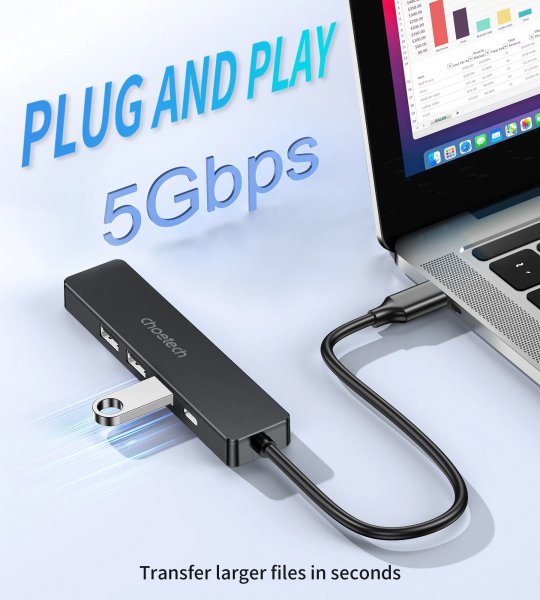 Choetech HUB-M80-BK