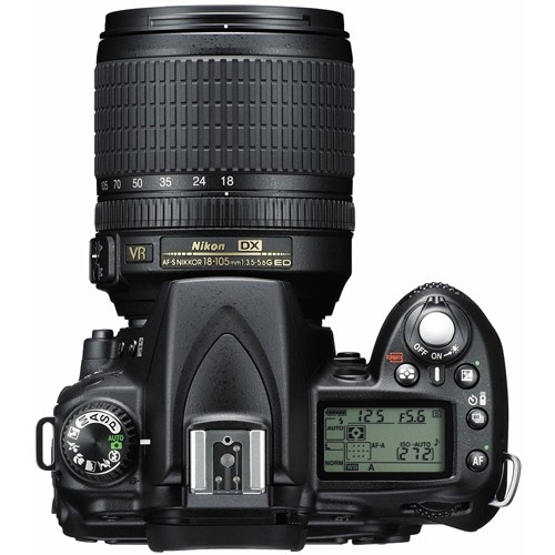 Цифровий фотоапарат Nikon D90 16-85 VR kit VBA230K003 12Мп, 23.6 х 15.8мм DX CMOS, дісплей 3", SD/SDHC, чорний, акумулятор Li-Ion, з об'єктивом AF-S 16-85 VR