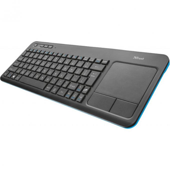 Клавиатура Trust Veza wireless touchpad UKR 21627