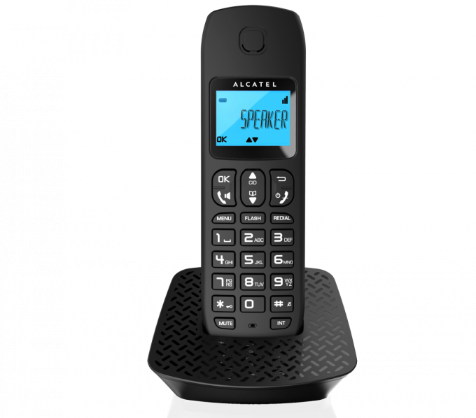 Радіотелефон (чорний) Alcatel E192 RU - BLK ALT1417180