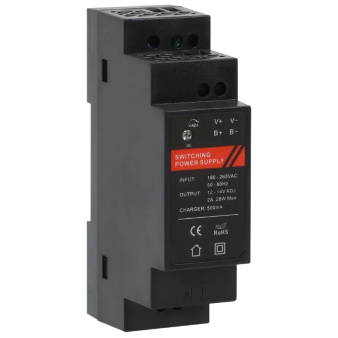 Блок живлення на DIN рейку DR12024-01B 12V/2A