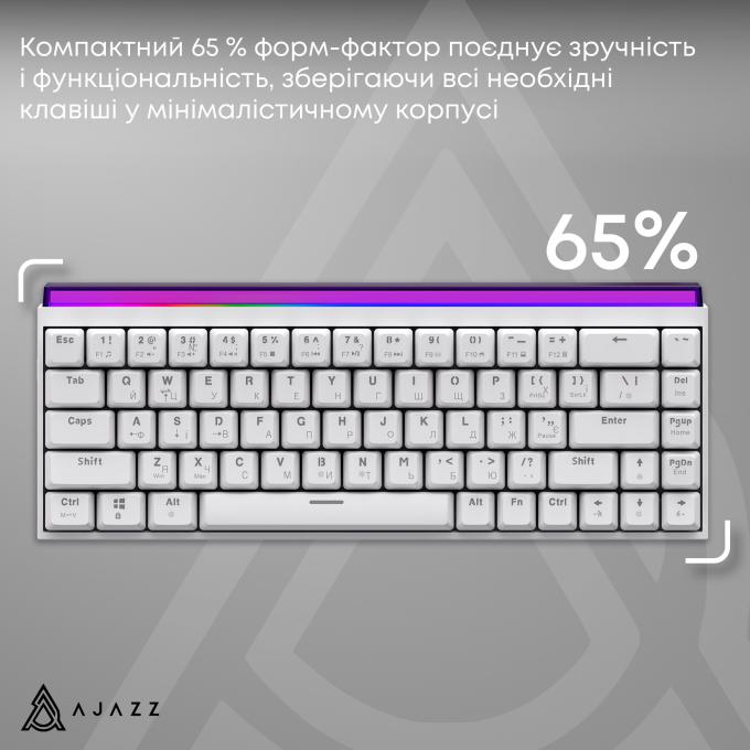 Ajazz NK68-R-W