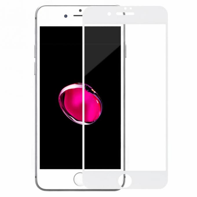 Стекло защитное MakeFuture для Apple iPhone 7 White Full Cover Full Glue MGFCFG-AI7W