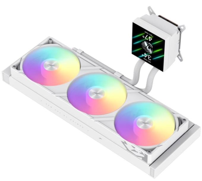 GAMEMAX GLACIER 360 LCD WH