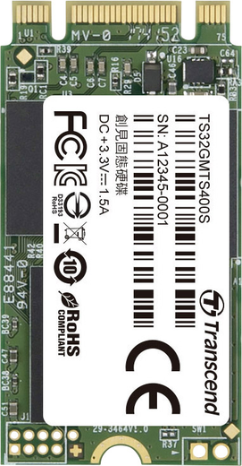 Твердотільний накопичувач SSD M.2 Transcend MTS400 32GB 2242 SATA MLC TS32GMTS400S