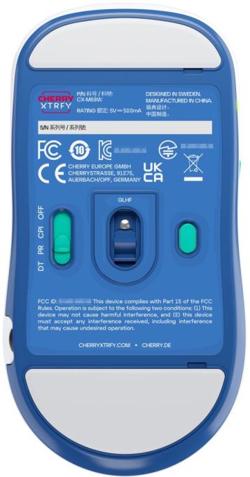 Cherry Xtrfy CX-M68W-WHITE