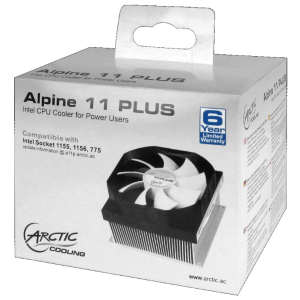 Вентилятор Arctic Cooling Alpine 11 PLUS