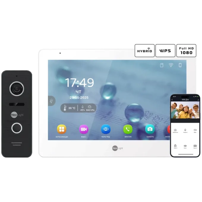 Neolight MEZZO Hybrid + PRIME FHD Black с уголком