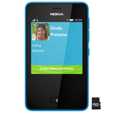 Мобильный телефон Nokia 501 (Asha) Cyan A00012699