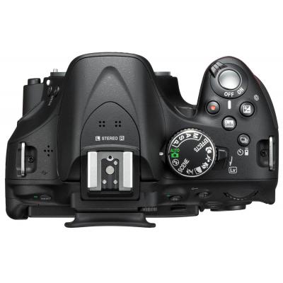 Цифровой фотоаппарат Nikon D5200 + 18-55mm VR II Black KIT VBA350K007
