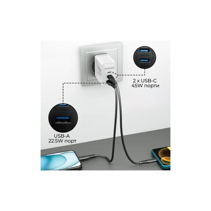 Promate powerport-45.white