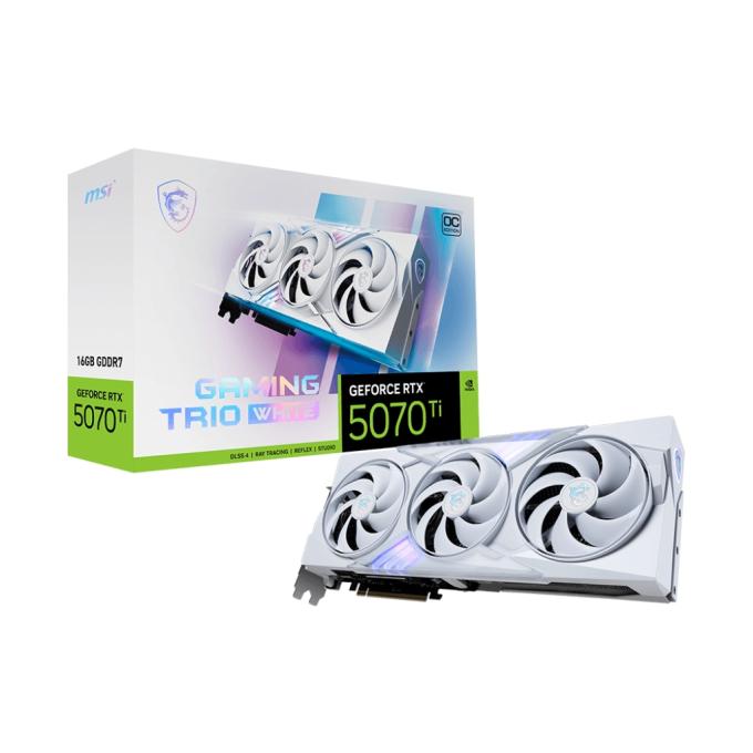 MSI RTX 5070 Ti 16G GAMING TRIO OC WHITE