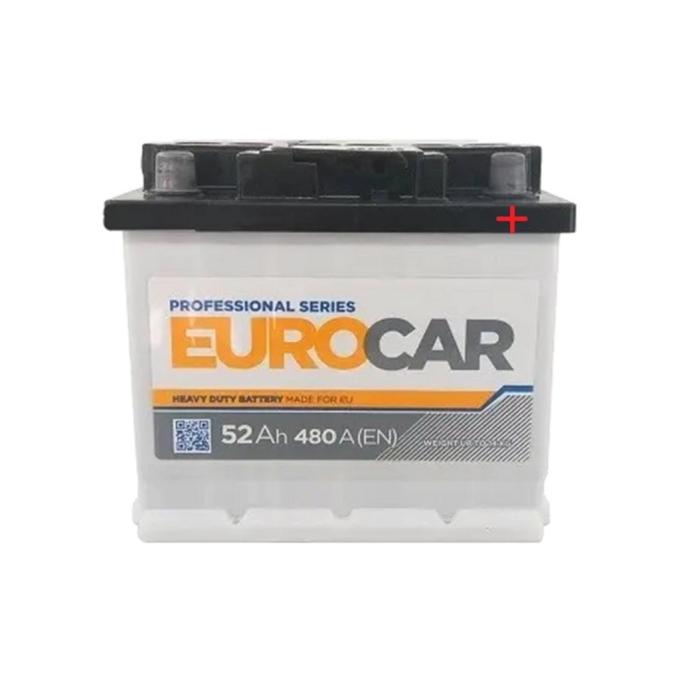EUROCAR 6СТ-52АЗ (0) (-/+) (L3) 480А 12V (E)