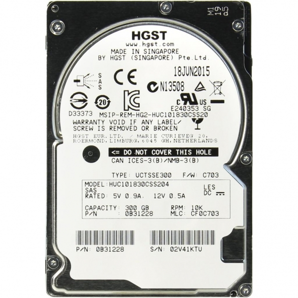 Жесткий диск для сервера Hitachi HGST 0B31228