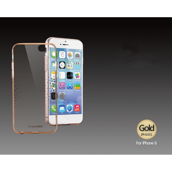 Чехол-накладка i-Smile iXuck TPU case для iPhone 6 Gold IPH1001-GO