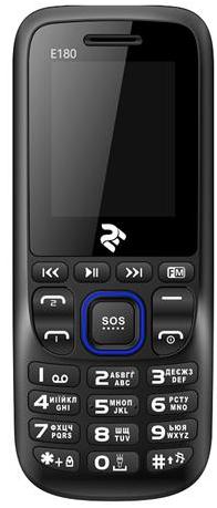 Мобильный телефон 2E E180 Dual Sim Black-Blue 708744071163