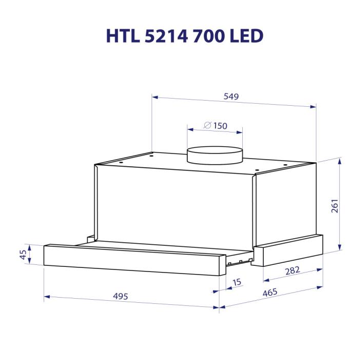 Minola HTL 5214 BL 700 LED