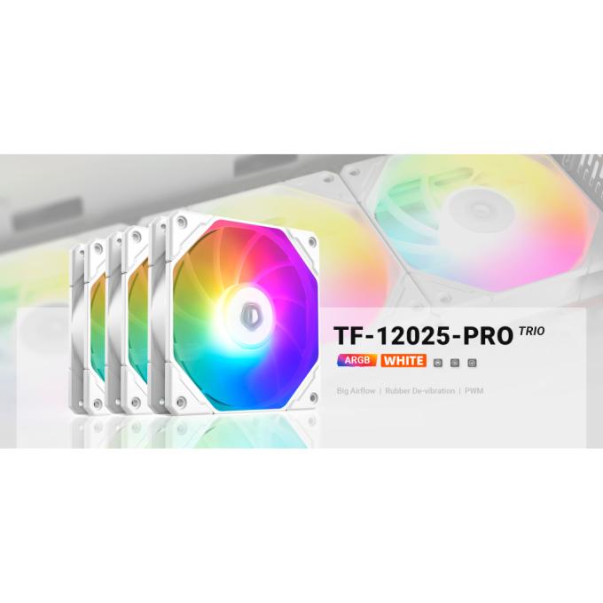 ID-Cooling TF-12025-PRO ARGB TRIO WHITE