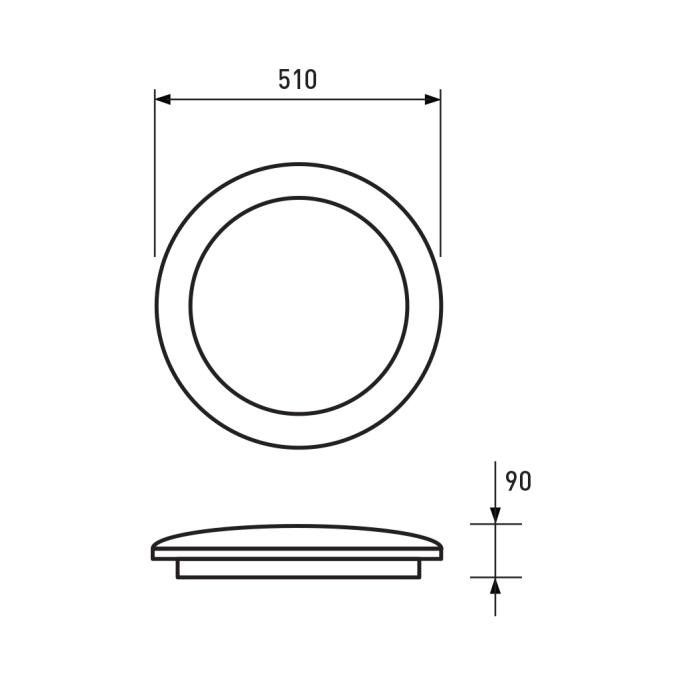 EUROLAMP LED-ESL-72W-N5