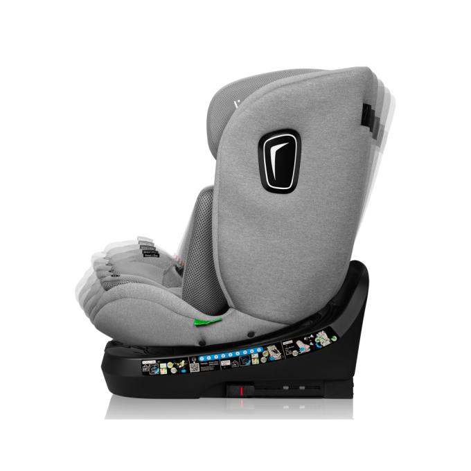 Lionelo LO-BRAVE I-SIZE GREY STONE