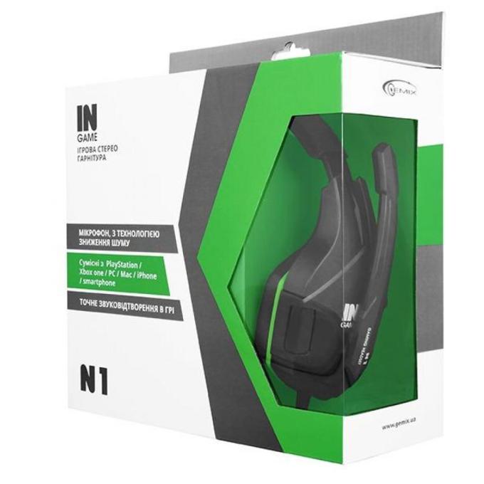 GEMIX N1 Black-Green Gaming