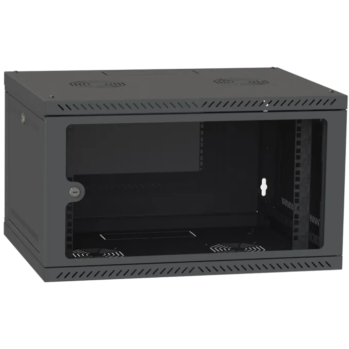 Ipcom CH-6U 600x350 стекло RAL9005