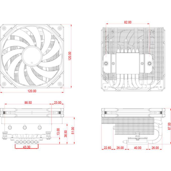 ID-Cooling IS-67-XT Black