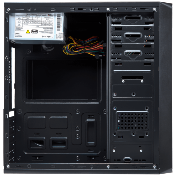 Комп.корпус LOGICPOWER 1702 500W 12cm Black case chassis cover