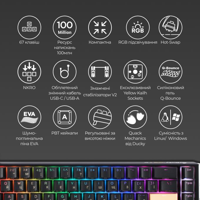 Ducky DKON2167ST-RUAPXCLAWSC1