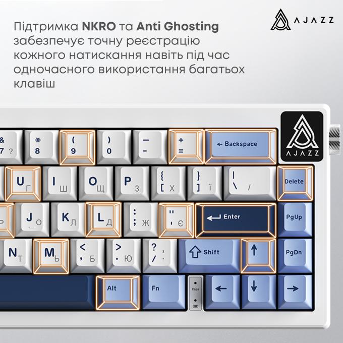 Ajazz AK650-SS-BWB