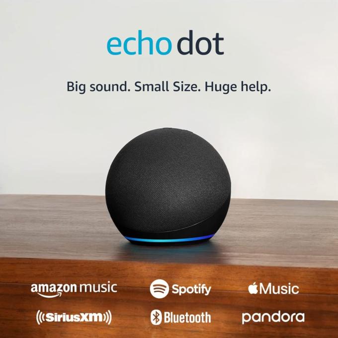 Amazon Echo Dot (5th) with Alexa Charcoal_JP