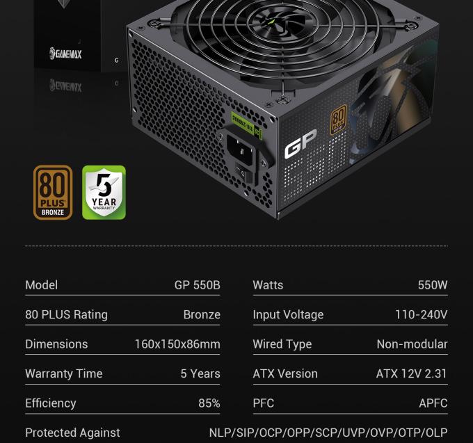 GAMEMAX GP 550B