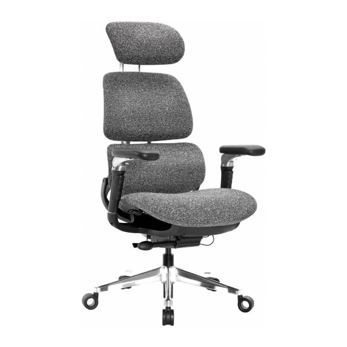 GT Racer X-819 Fabric Wood Gray