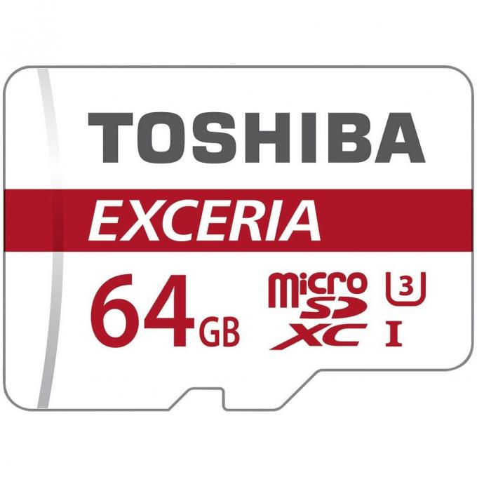 Карта памяти TOSHIBA 64GB microSD class 10 UHS| U3 THN-M302R0640EA