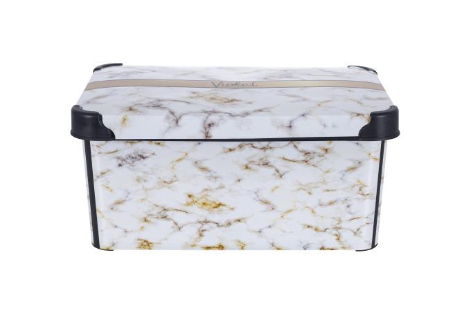 VIOLET HOUSE 0647 DECOR Marble WHITE с/кр. 10
