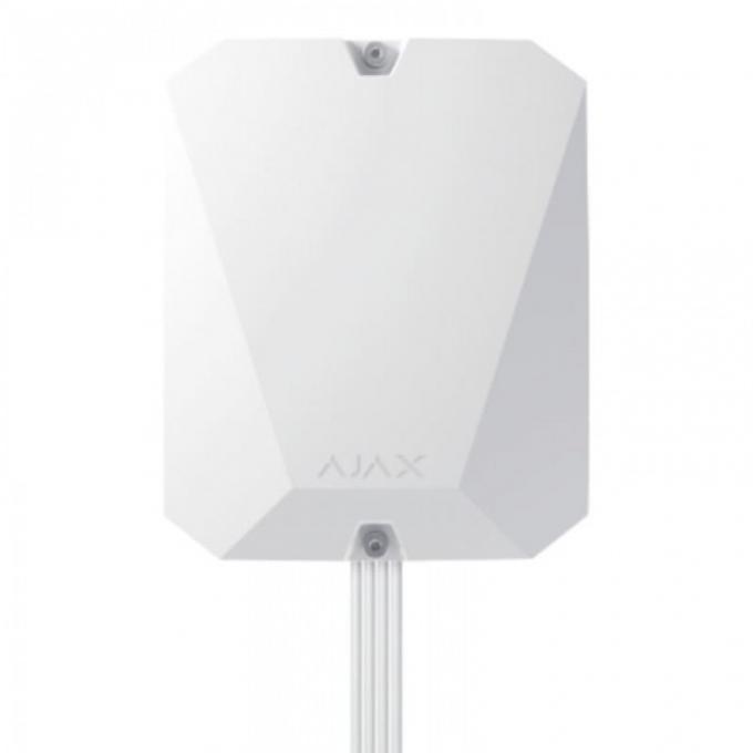 Централь Ajax Hub Hybrid (2G), White, GSM 2G / Ethernet, с поддержкой датчиков с фотофиксацией, до 100 устройств, до 50 пользователей, удаленная настройка