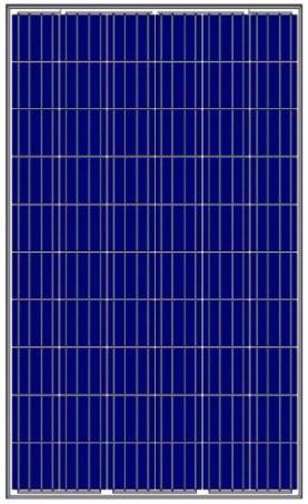 Солнечная панель Amerisolar 280W 5BB, Poly, 1000V, рама 35мм AS-6P30-280W