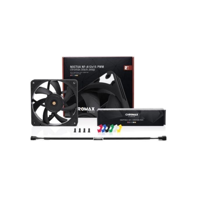 Noctua NF-A12x15 PWM CHROMAX. BLACK. SWAP