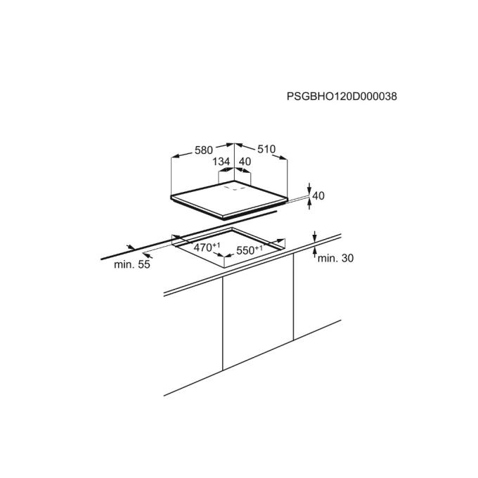 ELECTROLUX EGE6182NOK