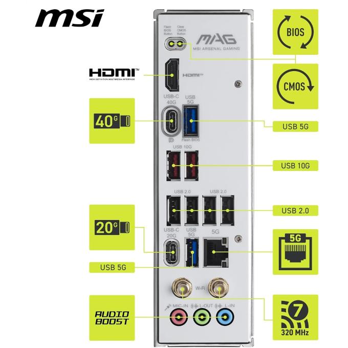 MSI MAG X870E GAMING PLUS MAX WIFI