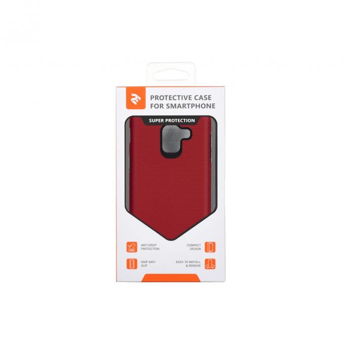 Чехол для моб. телефона 2E Samsung Galaxy J6 (J600_2018), Triangle, Red 2E-G-J6-18-TKTLRD