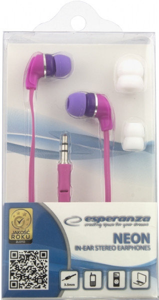 навушники Esperanza Earphones EH147P Pin Esperanza Earphones Pin
